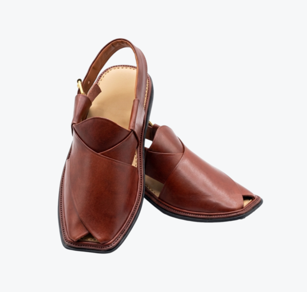 Smart Zalmi Burgundy Peshawari Sandal for Men